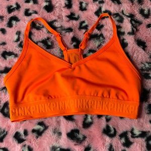 Orange Victoria’s Secret Pink Sports Bra